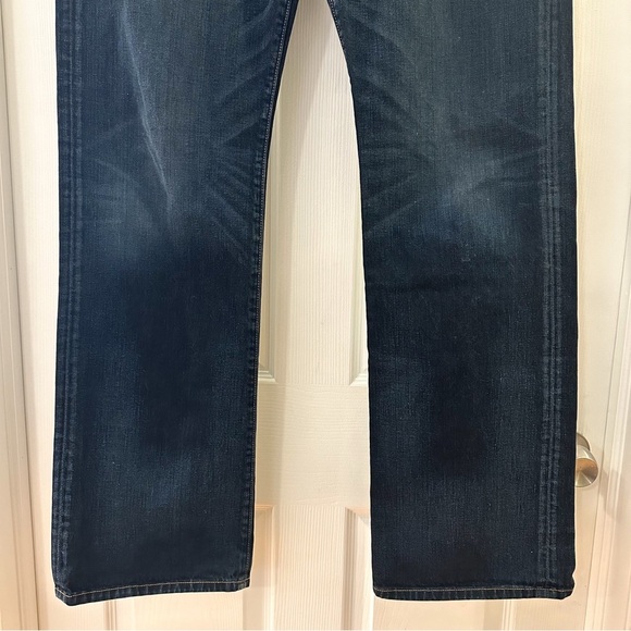 True Religion Billy With Flap Bootcut Jeans Blue Vintage sz 34 - Picture 3 of 11